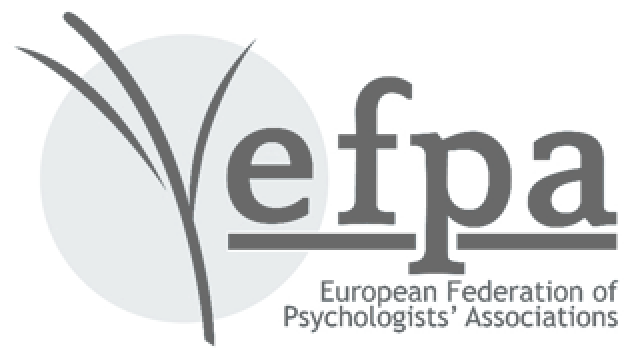Das Bild zeigt das Logo der European Federation of Psychologists' Associations.
