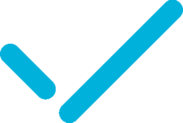 Das Bild zeigt ein blaues Häkchen-Logo von Master Ch auf weißem Hintergrund.